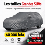 Bâche Imperméable & Doublure Coton – Protection Complète pour Votre Voiture en toute saisons
