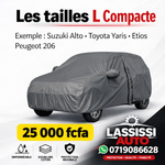 Bâche Imperméable & Doublure Coton – Protection Complète pour Votre Voiture en toute saisons