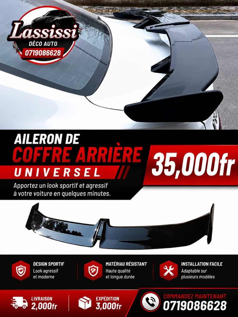 AILERON DE COFFRE ARRIERE